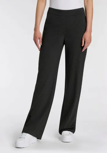 MAC Bootcuthose CHIARA - Elegante Bootcut-Form in Grau 46 - Stoffhosen mit figurbetonter Bootcut-Form, aus elastischem Flanell für optimalen Tragekomfort und lässigen Stil.