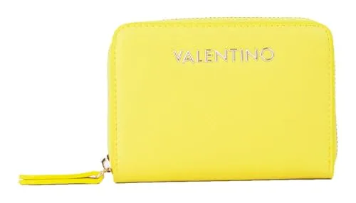 Valentino Geldbörse Zero Re Zip Around Wallet Lime Gelb - Kompakte Geldbörse im handlichen Format (12,5 x 9 x 2,5 cm) mit durchdachter Inneneinteilung für optimale Übersicht. Hochwertige Verarbeitung und robustes Material sorgen für Langlebigkeit und Stil im Alltag.
