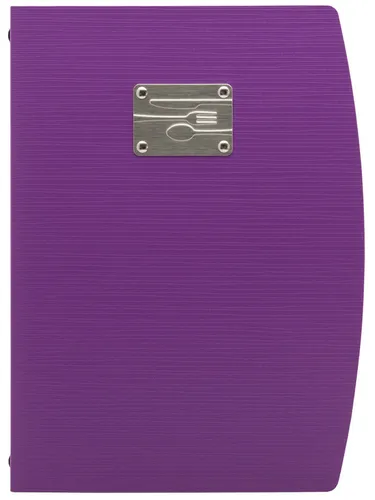 Securit Speisekarten-Mappe RIO BESTECK DIN A4 lila von Securit