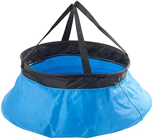 Semptec Urban Survival Technology Spülschüssel: Faltbarer Eimer für Outdoor und Camping, Nylon, 10 Liter (Faltschüssel Camping, Falteimer, Wasserkanister)