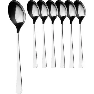 Gräwe Menülöffel Würzburg, Edelstahl, 19,5cm, rostfrei, silber, Set 6 Stück