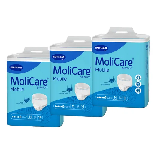 MoliCare Premium Mobile 6 Tropfen M, 42 Stück von Hartmann