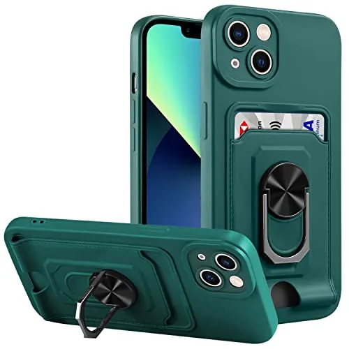 König Design Handyhülle kompatibel mit Apple iPhone 14 Plus Schutzcase Backcover Bumper Etuis Nachtgrün