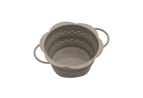 Kochblume Küchensieb Faltsieb S Taupe
