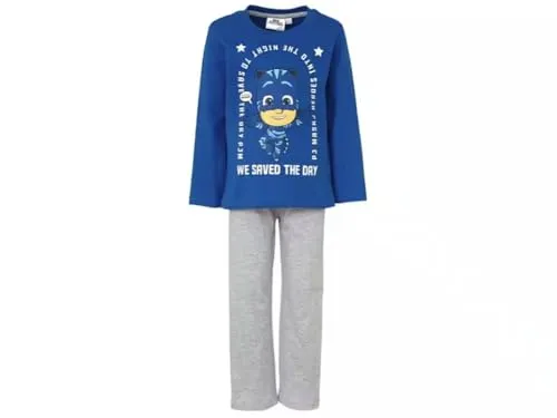 Lamaloli Pyjamahelden Schlafanzug Pyjama (DE/NL/SE/PL, Numerisch, 116, Regular, blau)