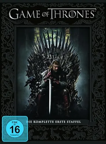 GAME OF THRONES: DIE KOMPLETTE ERSTE STAFFEL - DVD BOX SET - Abenteuer-Fernsehserie, FSK 16 - Erleben Sie die epische Geschichte von Macht und Intrigen in Westeros!