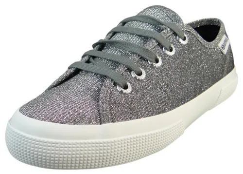 Superga 3750 Jersey Lame Leggera Dark Grey EU 41 - Sneaker mit weichem, flexiblem Obermaterial und leichtem Glanzeffekt. Ideal für lässigen Streetstyle und Komfort im Alltag.
