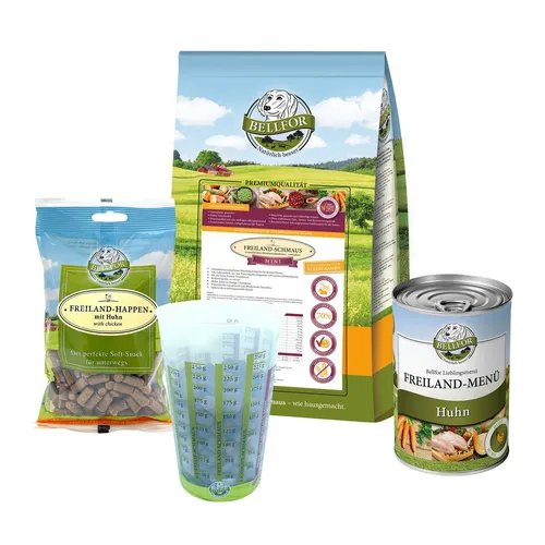 Bellfor Dackel Futter Set für Hunde