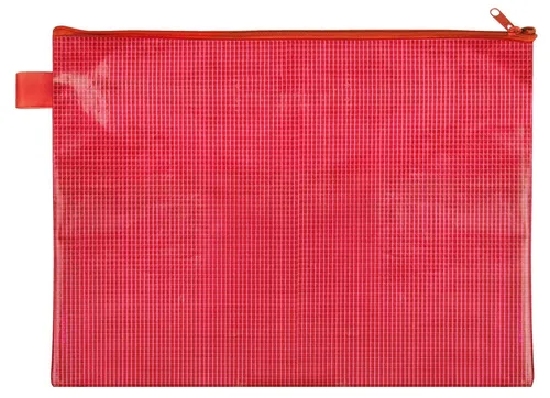VELOFLEX Reißverschlussbeutel A4 rot 2704020