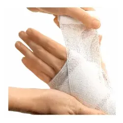 Mollelast® Fixierbinde, elastisch, weiß, steril 20292 , 1 Packung = 20 Stück, einzeln eingesiegelt, Maße: 10 cm x 4 m