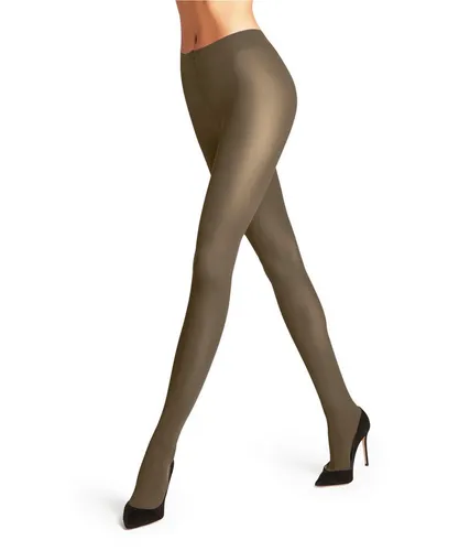 FALKE Damen Strumpfhose Pure Matt 50 DEN W, Braun Shitake 5182, S-M