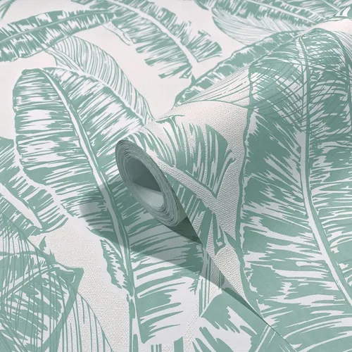 Designtapete, Harald Glööckler Jungle Floral Natur Blätter  grün