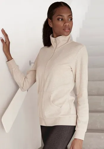 Bench. Loungewear Sweatjacke mit Logostickerei von Bench.