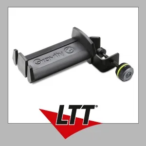 Gravity HPHMS 01 B Kopfhörerhalter für Mikrofonstativ-Montage