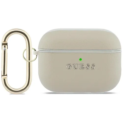 Schutzhülle für AirPods Pro 3, Guess Grained PolyurethanClassic Logo Case, Golden - Gold