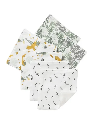 vertbaudet Waschlappen Waschbare Stofftücher, 6er-Pack