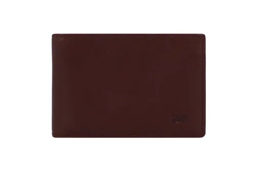 Braun Büffel Geldbörse AREZZO RFID Geldbörse 4CS tabak - Hochwertige Geldbörse aus vegetabil gegerbtem Rindleder, kompakt mit vielen Fächern und RFID-Schutz gegen Datendiebstahl.