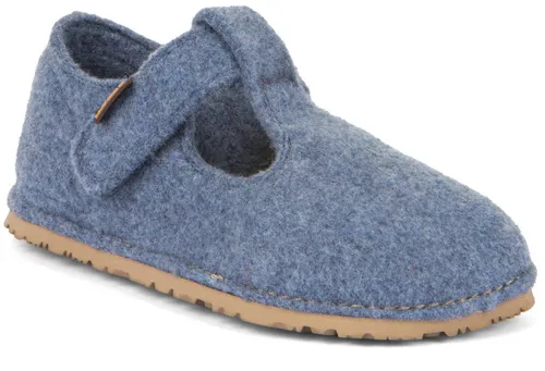 Froddo G1700378 Flexy Wooly Barefoot Denim EU 34 - Bequeme Halbschuhe für Kinder mit Klettverschluss. Aus Wolle gefertigt, bieten sie hohen Tragekomfort und eine rutschfeste Sohle für sicheren Halt im Alltag.