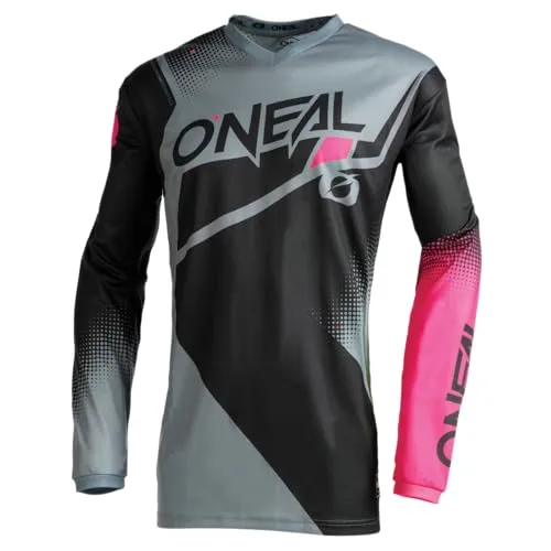 O'NEAL Motocross-Jersey Langarm | MX Enduro mit gepolstertem Ellbogenschutz - Schutzjacke für Erwachsene, atmungsaktiv und komfortabel. Gepolsterter Ellbogenschutz sorgt für maximale Sicherheit beim Fahren.