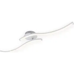 Briloner LED-Deckenleuchte Go Warmweiß 78,2 cm - Energiesparlampe mit modernem Aluminium-Design, 700 Lumen und 20.000 Stunden Lebensdauer für eine einladende Atmosphäre in jedem Raum.