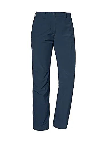 Schöffel Pants Engadin1 Warm Women navy blazer (8820) 42 - Damen Outdoor- und Wanderhose mit 4-Wege-Stretch für höchste Bewegungsfreiheit, wärmender Innenseite und wasserabweisenden Eigenschaften – ideal für wechselhafte Wetterbedingungen.