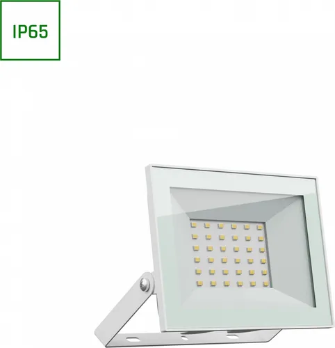 Spectrum LED Fluter Noctis Lux 4 Weiß IP65 30W 2500lm Tageslicht 6000K kaltweiß 100°