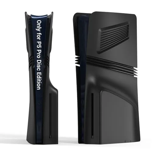 P5 Pro Cover für Disc Edition, innoAura P5 Pro faceplate mit Belüftungsschlitzen und Staubfilter, Kratzfeste und Staubdichte Schutzhülle für 2024 P5 Pro Disc Edition (Schwarz)