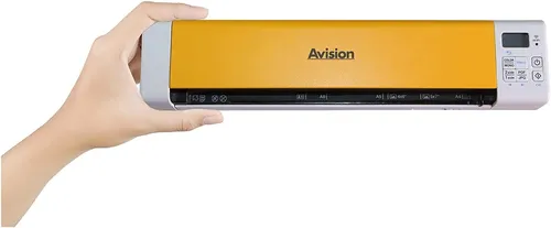 Avision Meta Mobile 20 - Tragbarer A4 Dokumenten Scanner - Mobiler Scanner mit USB & Akku, 600 x 600 DPI Auflösung, ideal für unterwegs und perfekt für A4 und A5 Formate.