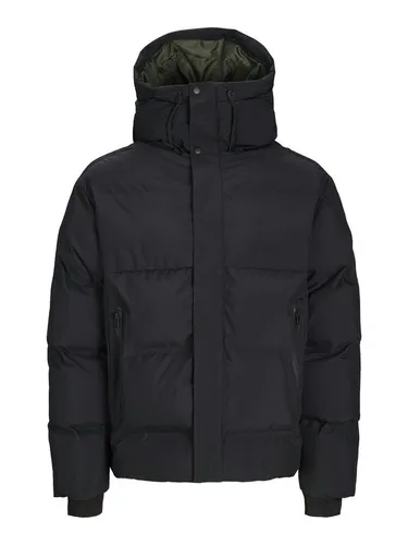 JACK & JONES Male Steppjacke - Funktionsjacke mit Langarm und Kapuze, ideal für kalte Tage und bequem durch den Kordelzug.