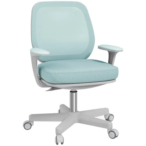Vinsetto Ergonomischer Bürostuhl mit Drehfunktion, Höhenverstellbar, Grün