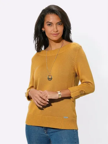 Witt Strickpullover Pullover 3/4-Arm Materialmix von Witt