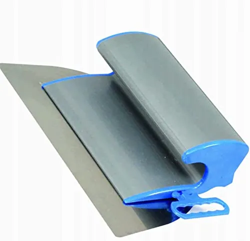 Profi-Flex Flächenspachtel mit auswechselbarem Blatt - Ideal zum Verputzen von Wänden und Decken - Spachtel, mit auswechselbarer Klinge und ergonomischem Griff für optimale Handhabung. Hergestellt aus rostfreiem Stahl, ideal für präzises Arbeiten ohne Kratzer.