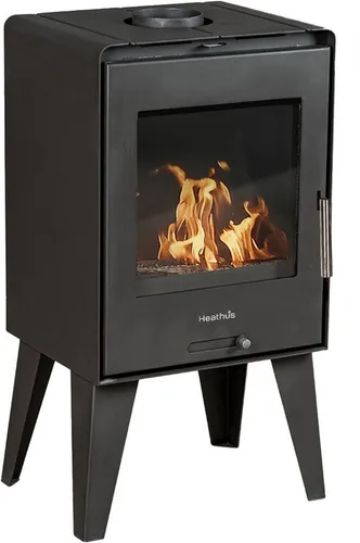 Kaminofen Heathus »K 59«, 6,5 kW, Zeitbrand, Panorama Sichtscheibe, Aufstellort in deinem Zuhause