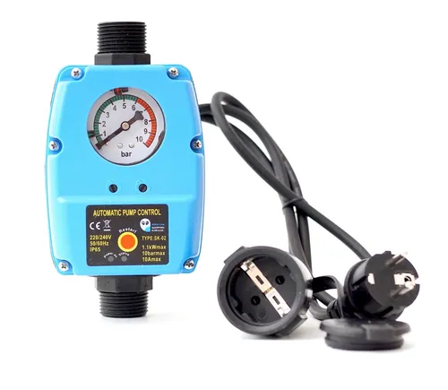 Pumpensteuerung Druckwächter für Gartenpumpe Hauswasserwerk Trockenlaufschutz