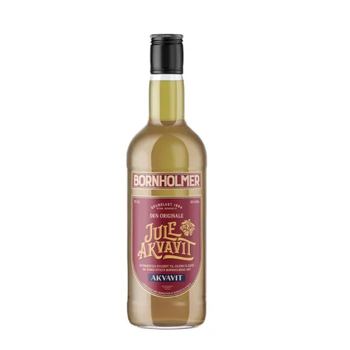 Bornholmer Jule Akvavit, festlicher Aquavit aus Dänemark, 0,7 l, 42 % vol.