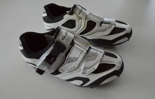 SHIMANO SH-XC50 MTB Schuhe weiß schwarz Gr. 38 (37) SPD US 5.2 23,8 cm XC50