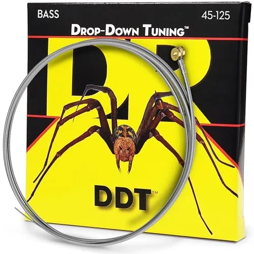 DR Strings DDT™ - Drop Down Tuning Bass Strings: 5-String Medium 45-125