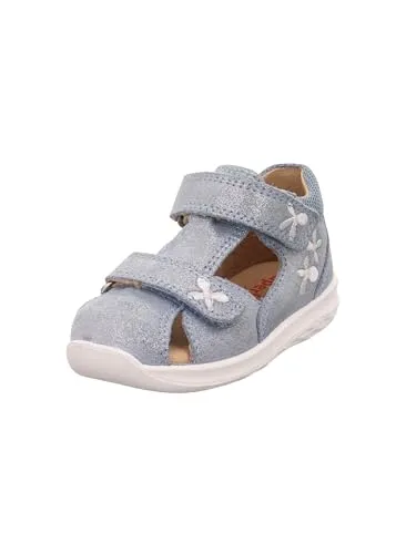 Superfit Mädchen Bumblebee Sandale, Blau 8000, 24 EU Weit
