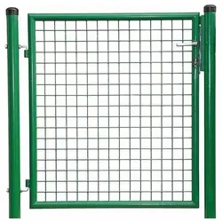 Hadra Gartentor grün-beschichtet 1-flügelig 1000 x 800 mm - Tor80H - Gartentor in grün-beschichtet, langlebig und pflegeleicht, ideal für Ihren Garten oder als Eingangsbereich.