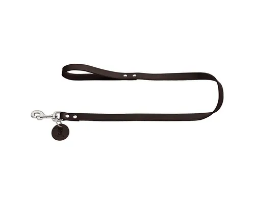 Hunter Aalborg Hundeleine 100 cm dunkelbraun - Hochwertige Hundeleine aus robustem Material, ideal für sichere Spaziergänge mit deinem Hund.