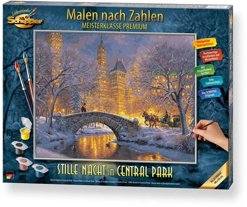 Schipper Stille Nacht im Central Park (609130874) - Kreativset für Mal- und Bastelspaß, ideal für entspannte Stunden und kreative Geschenke.