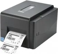 TSC Desktopdrucker TE210 - Schneller Etikettendrucker - Etikettendrucker mit Thermodirekt- und Thermotransfer-Technologie, 203 dpi, bis zu 152.4 mm/Sek. - ideal für effiziente Etikettenerstellung im Büro.