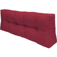 Beautissu Palettenkissen Outdoor Rückenkissen 120x40 cm - Auflagen & Polster für Sofas – Robustes Kissen für Europalettenmöbel, ideal für Balkon und Garten, mit bequemer Schaumstofffüllung und pflegeleichtem Bezug.