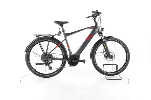 Raymon R E Bike TourRay E 6.0 Trekking E-Bike Herren 27,5 Zoll Elektrofahrrad, 70 Nm 630 Wh, 10 Gänge, Hydraulische Scheibenbremse 178-186 cm grau (Generalüberholt)