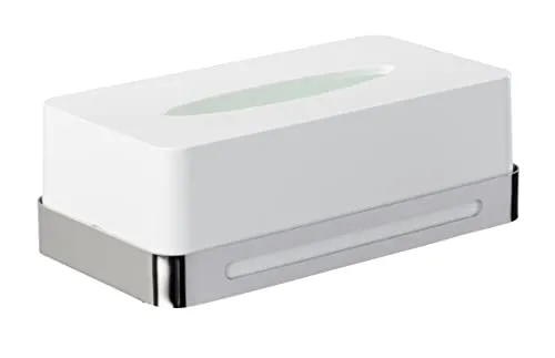 WENKO Kosmetiktuch-Box Premium Plus - Kosmetiktuchspender, Edelstahl rostfrei, 26.5 x 14.5 x 17 cm, Glänzend