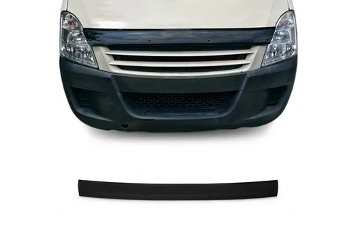 OMAC Motorhaube Deflektor für Iveco Daily 2006-2012 - Schwarz - Präzisionsgefertigter Motorhaubenabweiser für verbesserten Schutz und Aerodynamik. Schützt vor Schmutz und Insekten, einfache Montage ohne Spezialwerkzeug.
