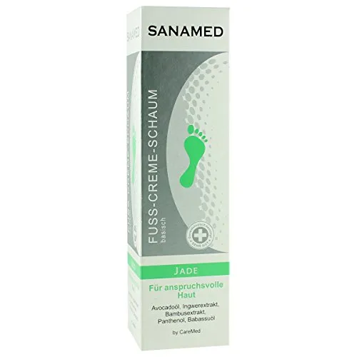 Sanamed Fußschaum Jade für frische Füße - Der Sanamed Fußschaum 