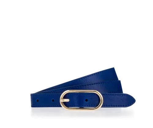 Tamaris Slim Belt aus echtem Leder in Royal Blue W90 von Tamaris