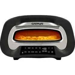 G3Ferrari G 1018600 PRONTO PIZZA 2 Minuti - Grills - Hochtemperatur Pizzaofen mit 2 Heizelementen für perfekte neapolitanische Pizza in nur 2 Minuten. Digitalanzeige mit 8 Programmen und Speicherfunktion für individuelle Backerlebnisse.