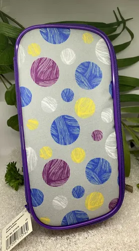 Eberhard Faber 577576 Jumbo Schlamperbox Mäppchen Schule bunte Kreise leer *neu*